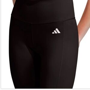 Adidas Womens Size Small 7/8 High Rise Tights Legging Black NWT